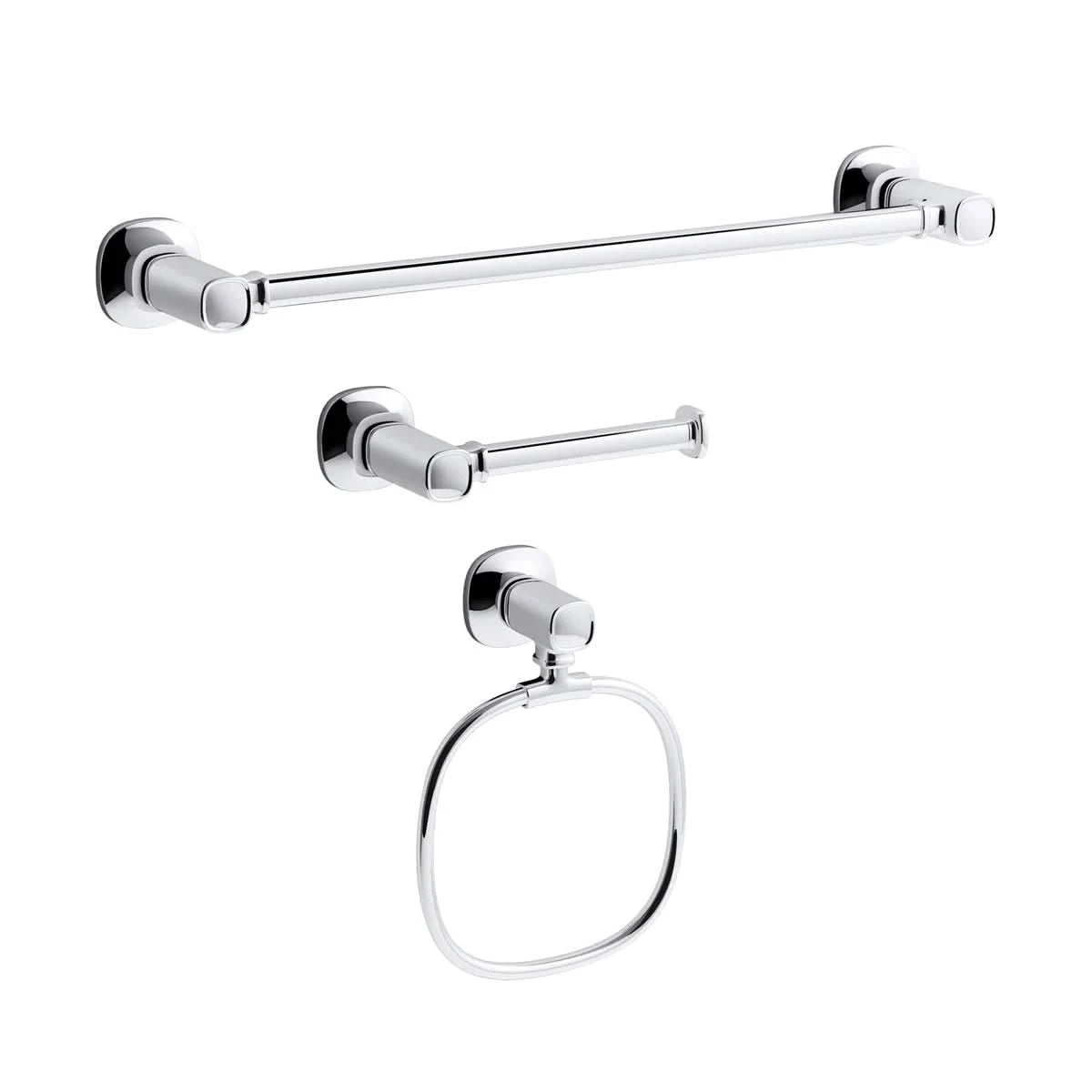 Kohler Terzet 3 Piece Bath Accessory Set