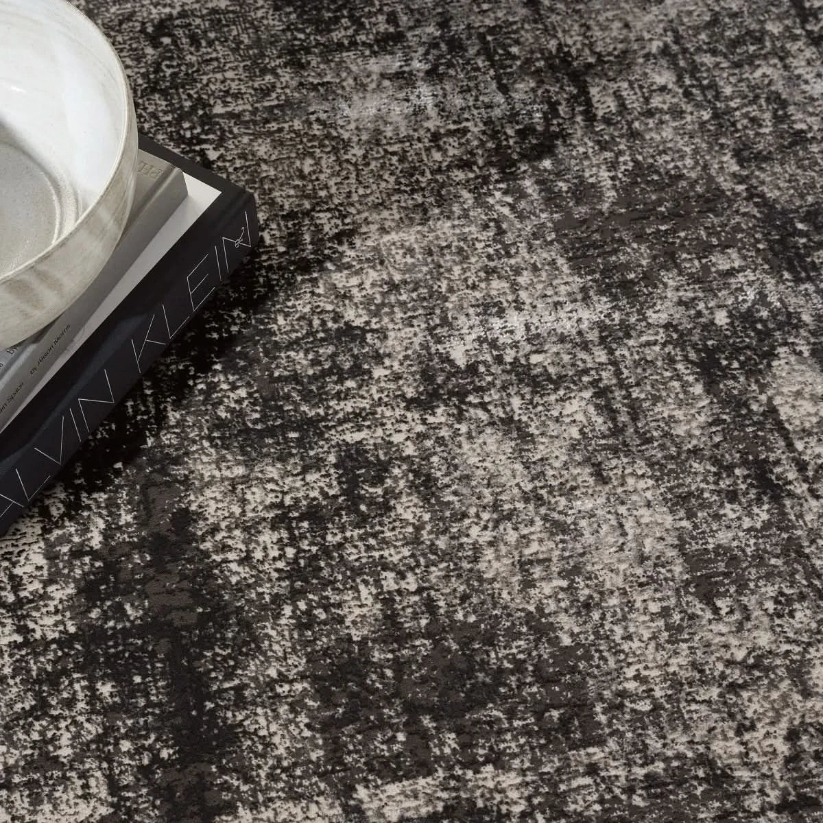 Calvin Klein Luminosity Charcoal Area Rug, 7' 10" x 9' 10"