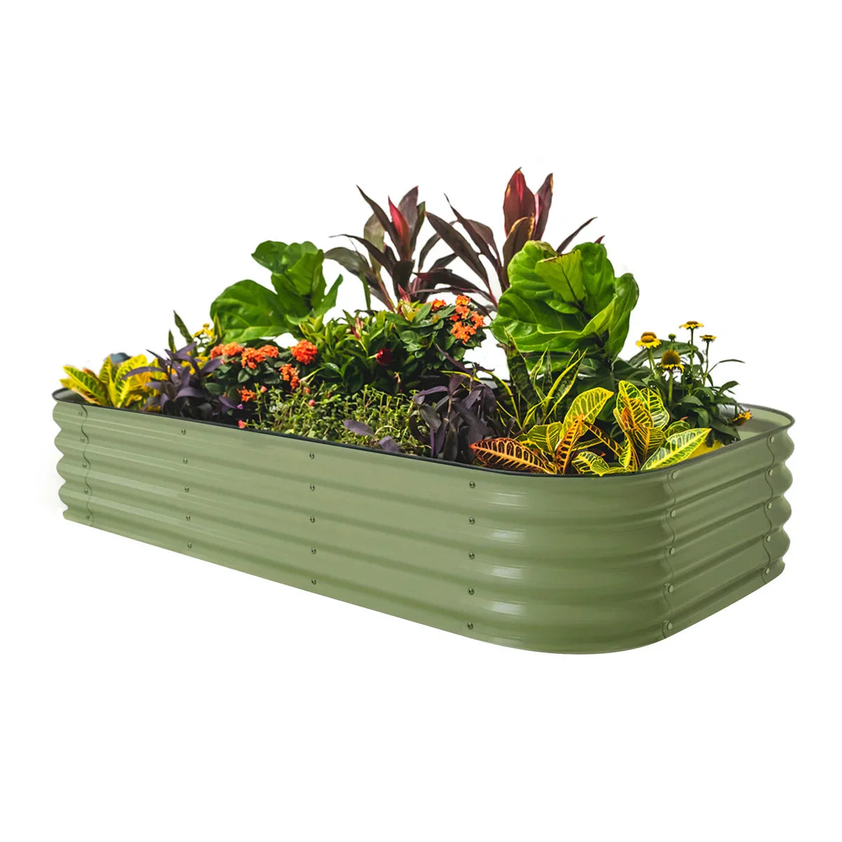 Vego Garden 14” 10 in 1 Modular Metal Raised Garden Bed