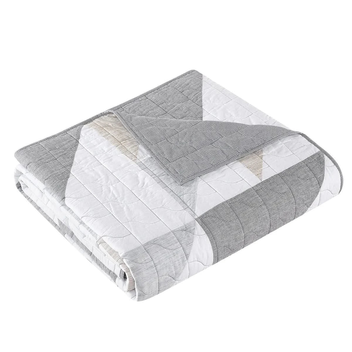 Origami Pieced Starlight Patchwork 3-piece Quilt Set