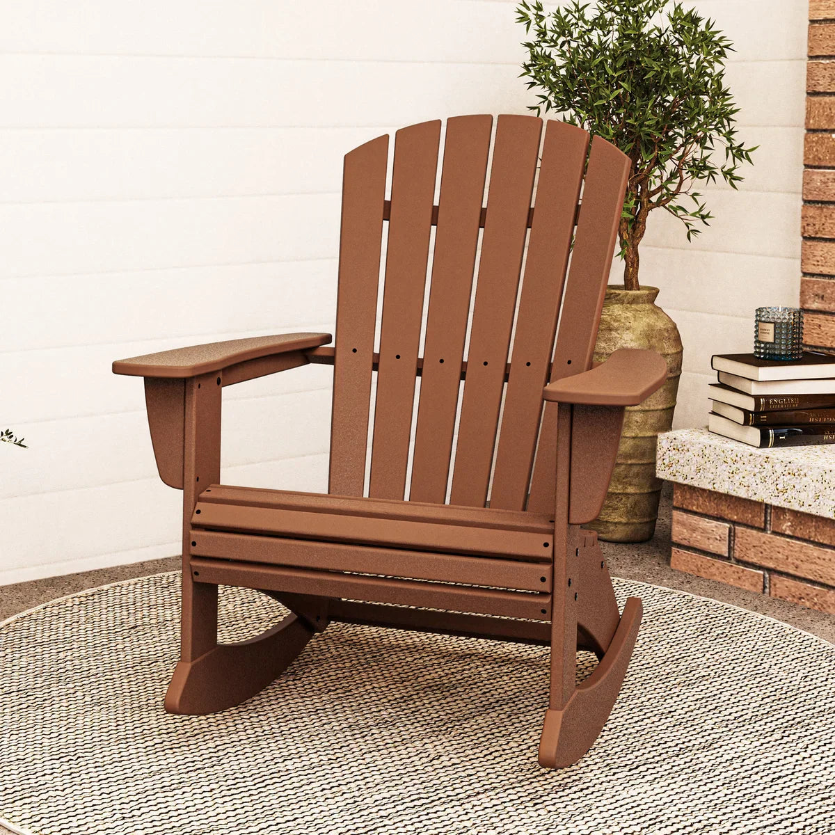 Portside Shellback Adirondack Rocking Chair