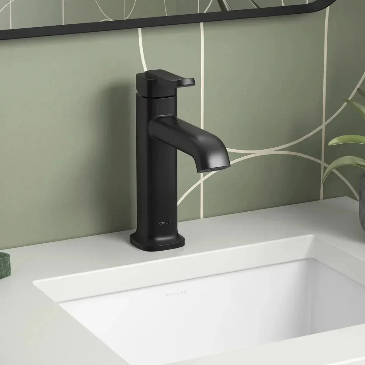 Cordate Single-handle Bathroom Faucet