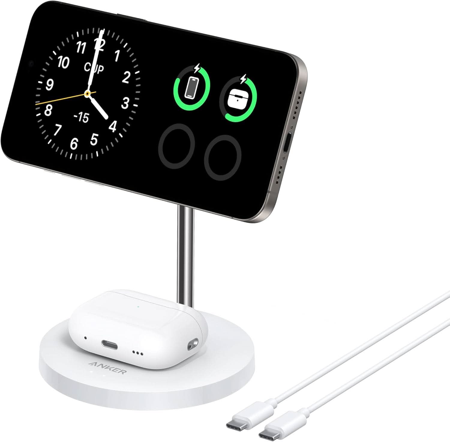 Anker MagGo Wireless Charger (2-in-1, Stand)