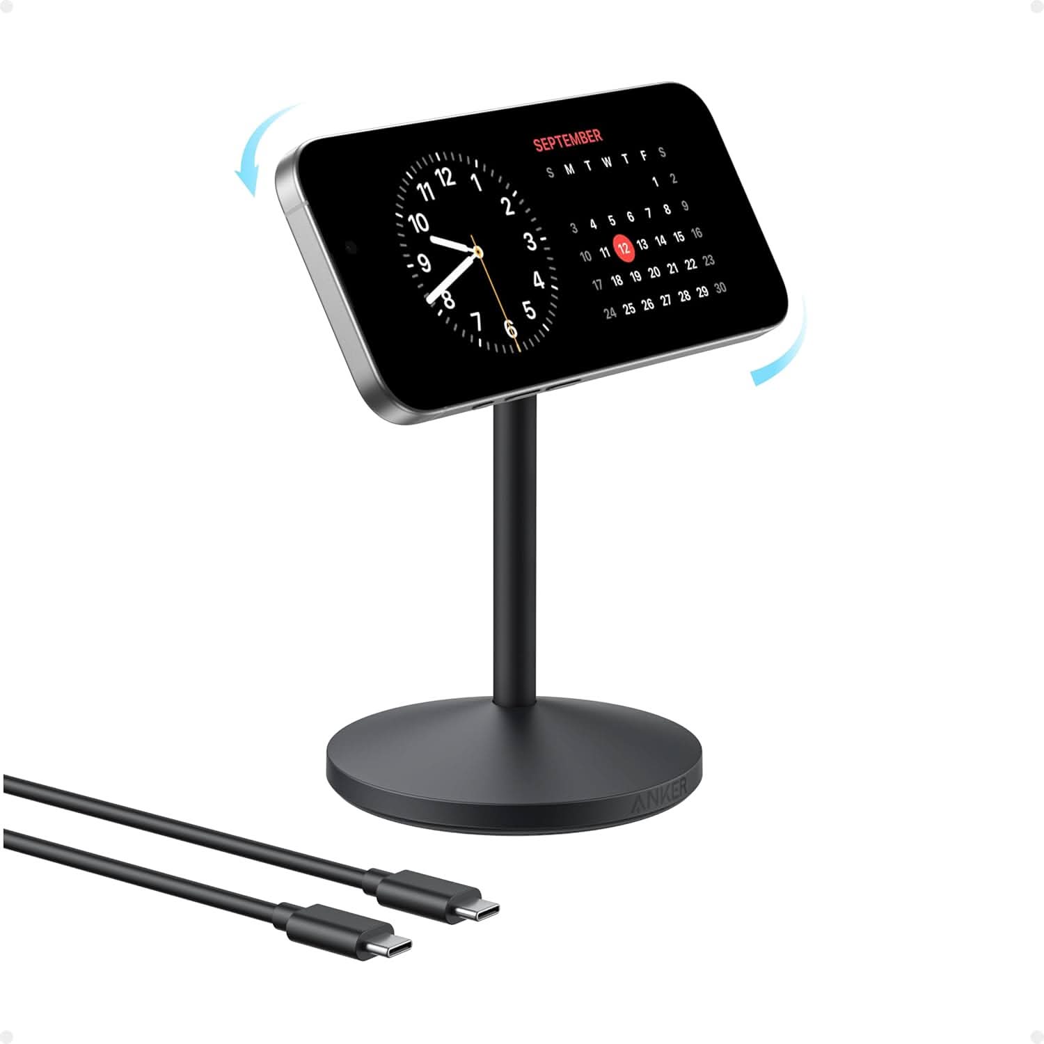 Anker MagGo iPhone 16 MagSafe-Compatible Wireless Charger Stand