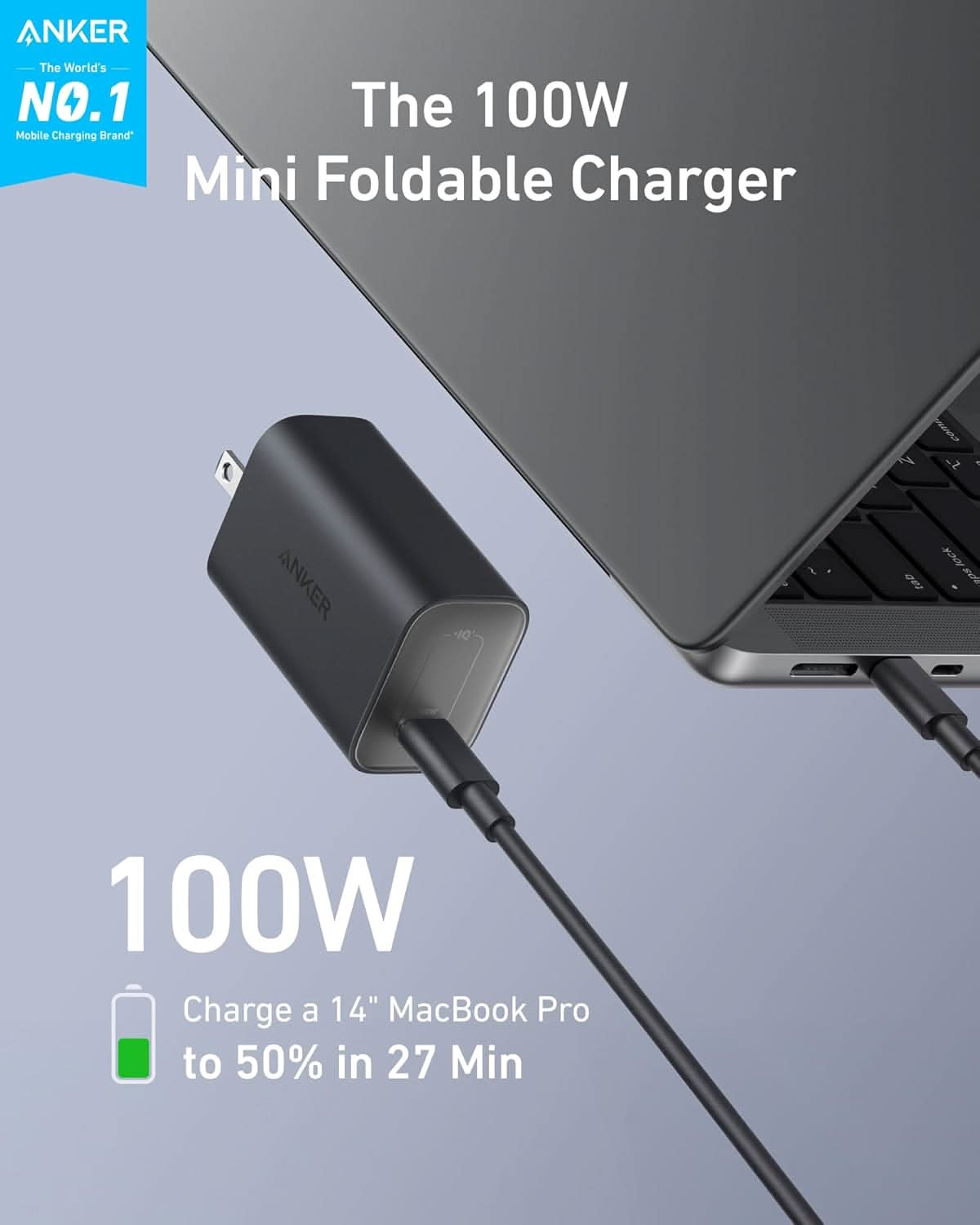 Anker Nano Charger, 100W MacBook Charger