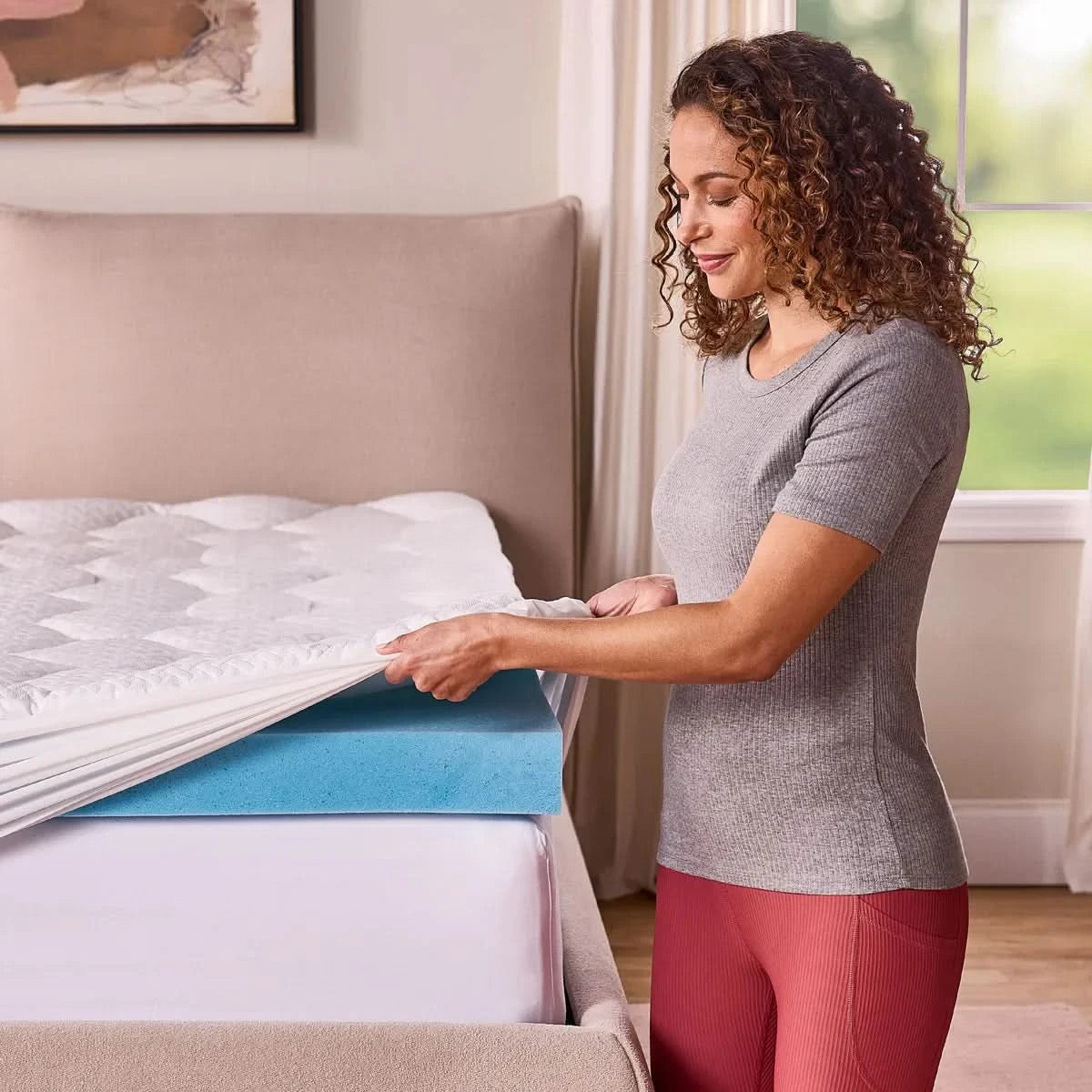 Novaform Pillow Top Gel Memory Foam Mattress Topper