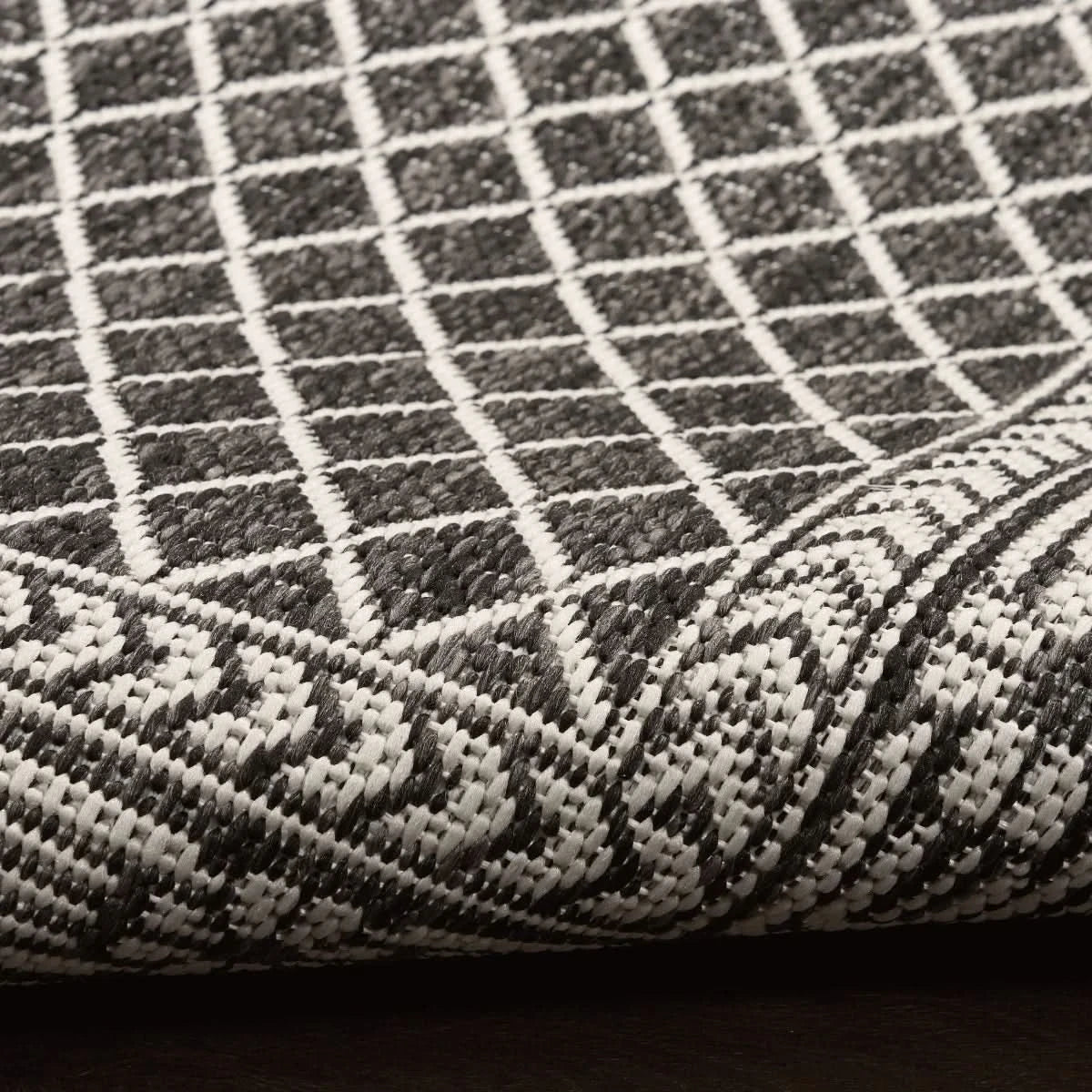 Nourison Garden Spring Indoor/Outdoor Rug Collection, Meadow Black