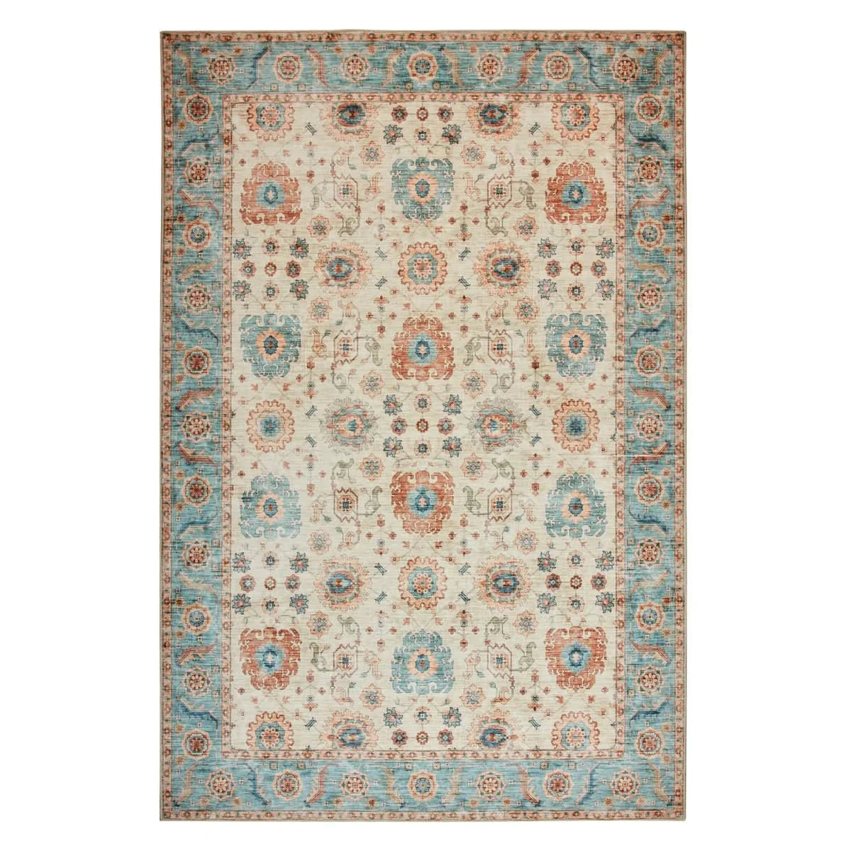Wyatt & Ash Washable Washable Indoor Area Rug, Dalileh 7'10" x 10"