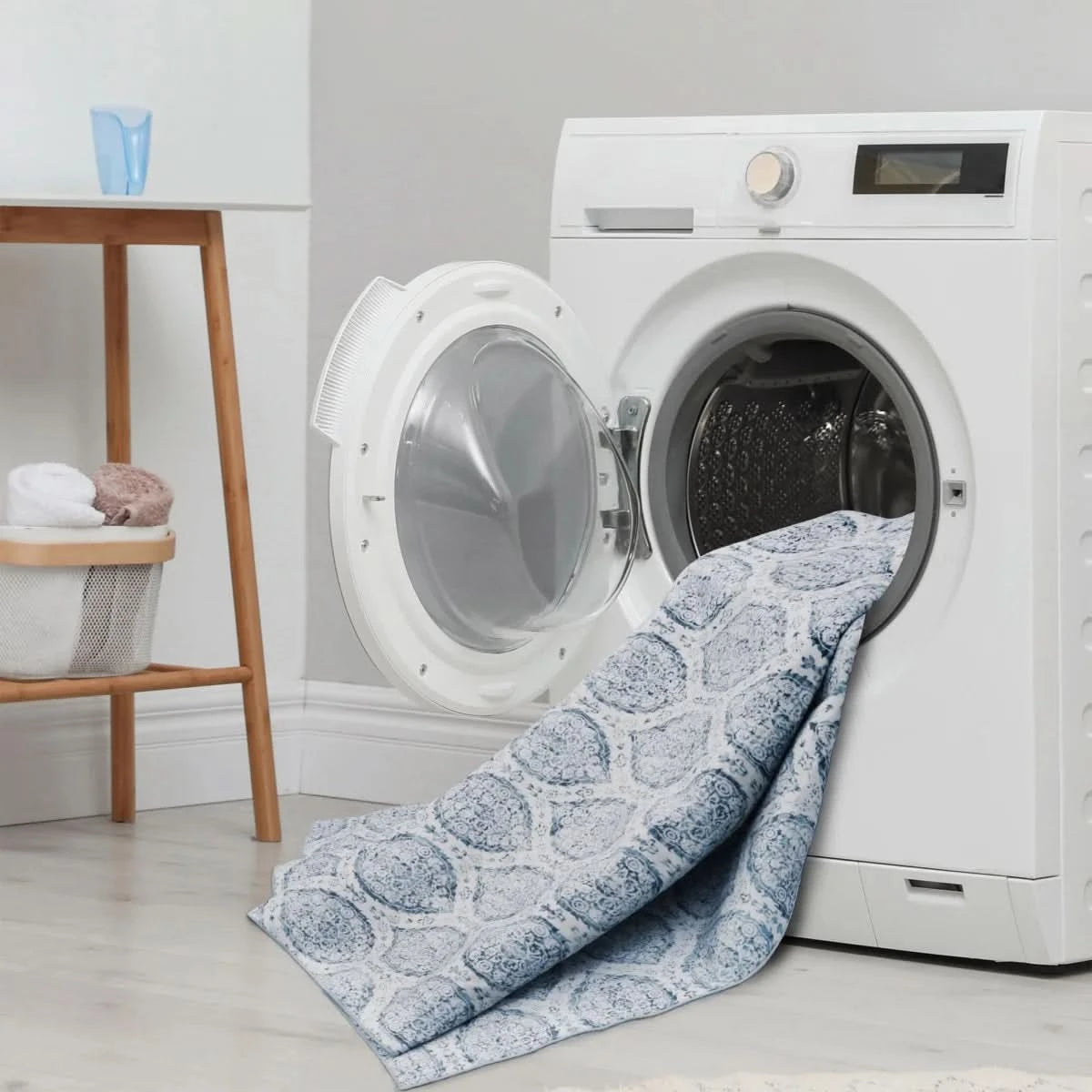 Wyatt & Ash Washable Indoor Area Rug, Alisha 6' 6" x 9' 6"