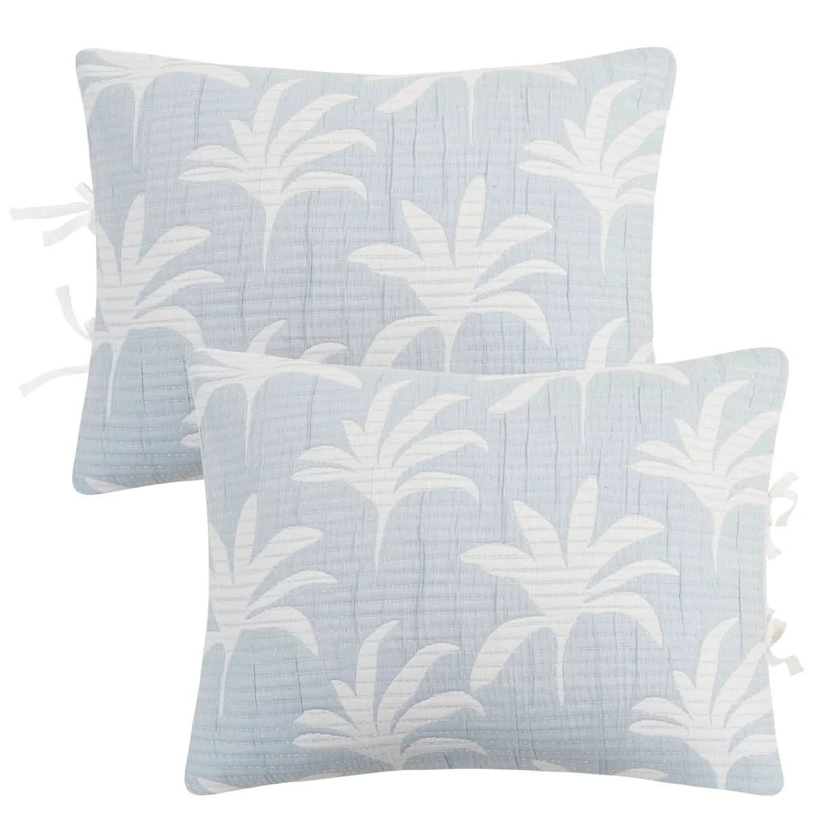 West Park Palm Tree 4-piece Quilt Set