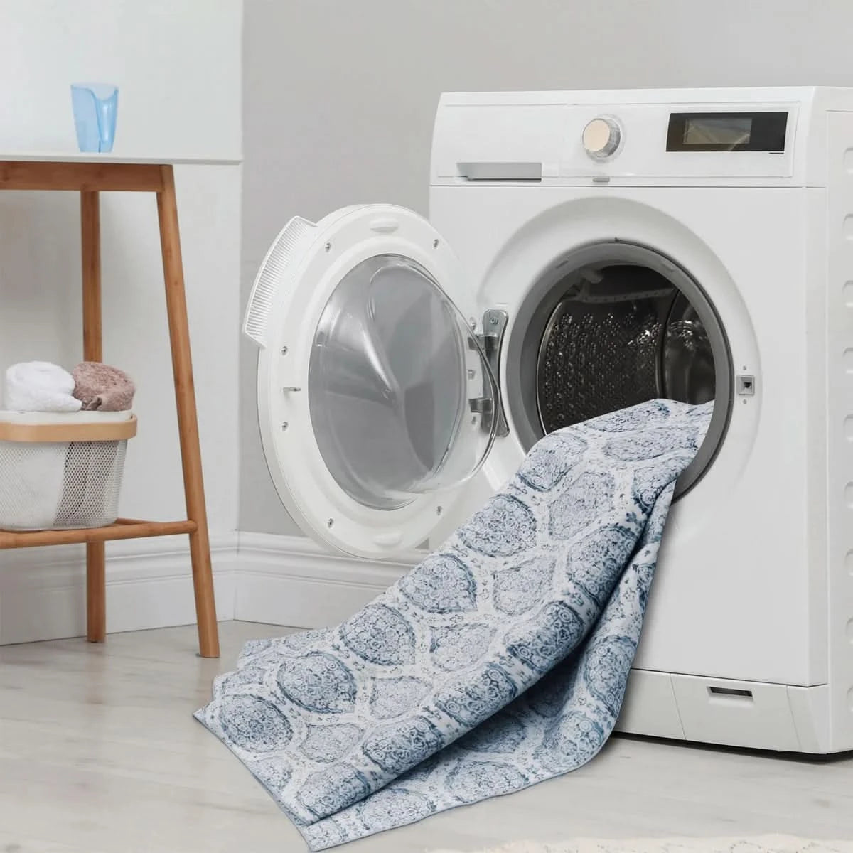 Wyatt & Ash Washable Washable Indoor Area Rug, Alisha 7'10" x 10"