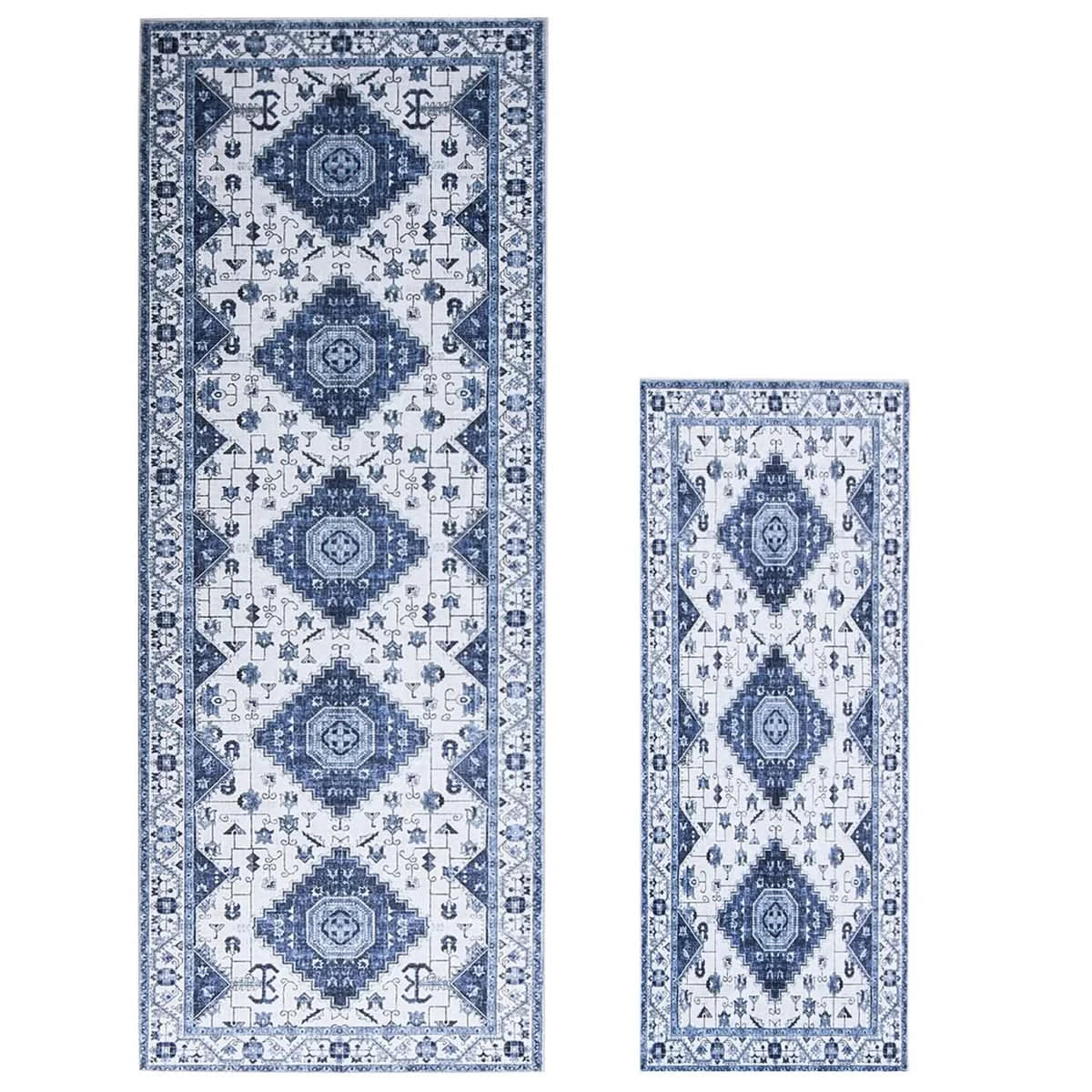 Wyatt & Ash Washable 2-pack Runner and Accent Rug, Cyrus