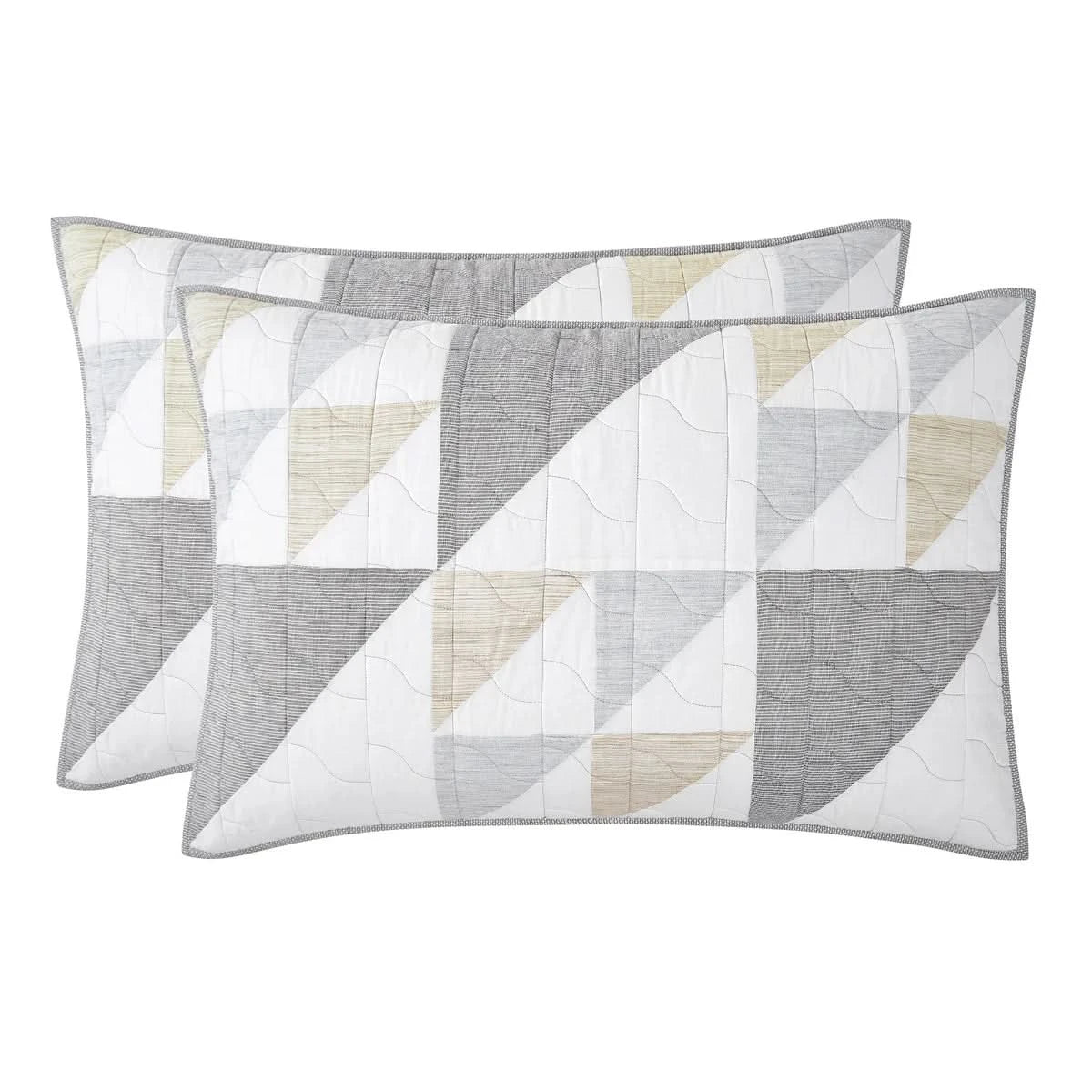 Origami Pieced Starlight Patchwork 3-piece Quilt Set