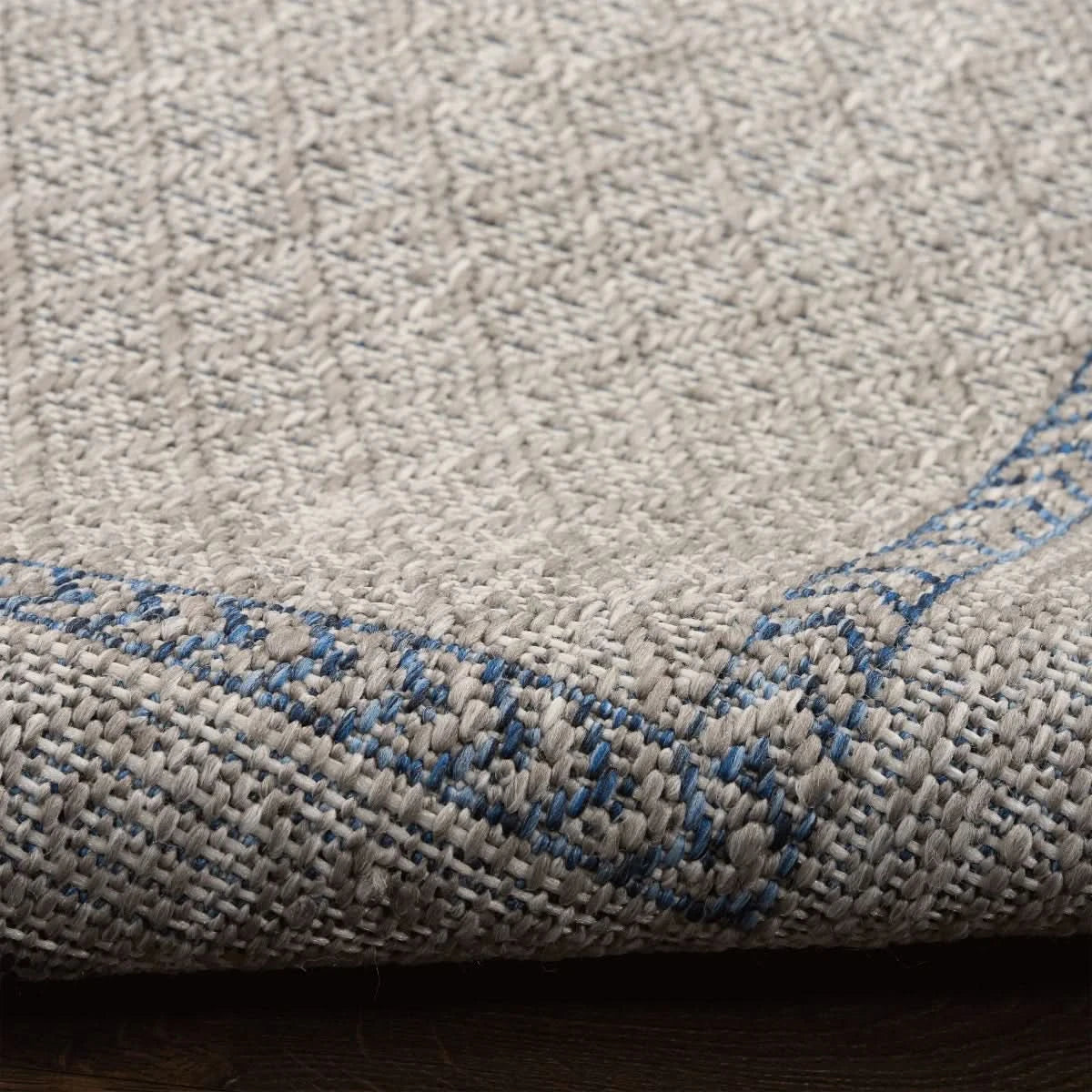 Nourison Garden Spring Indoor/Outdoor Rug Collection, Meadow Gray