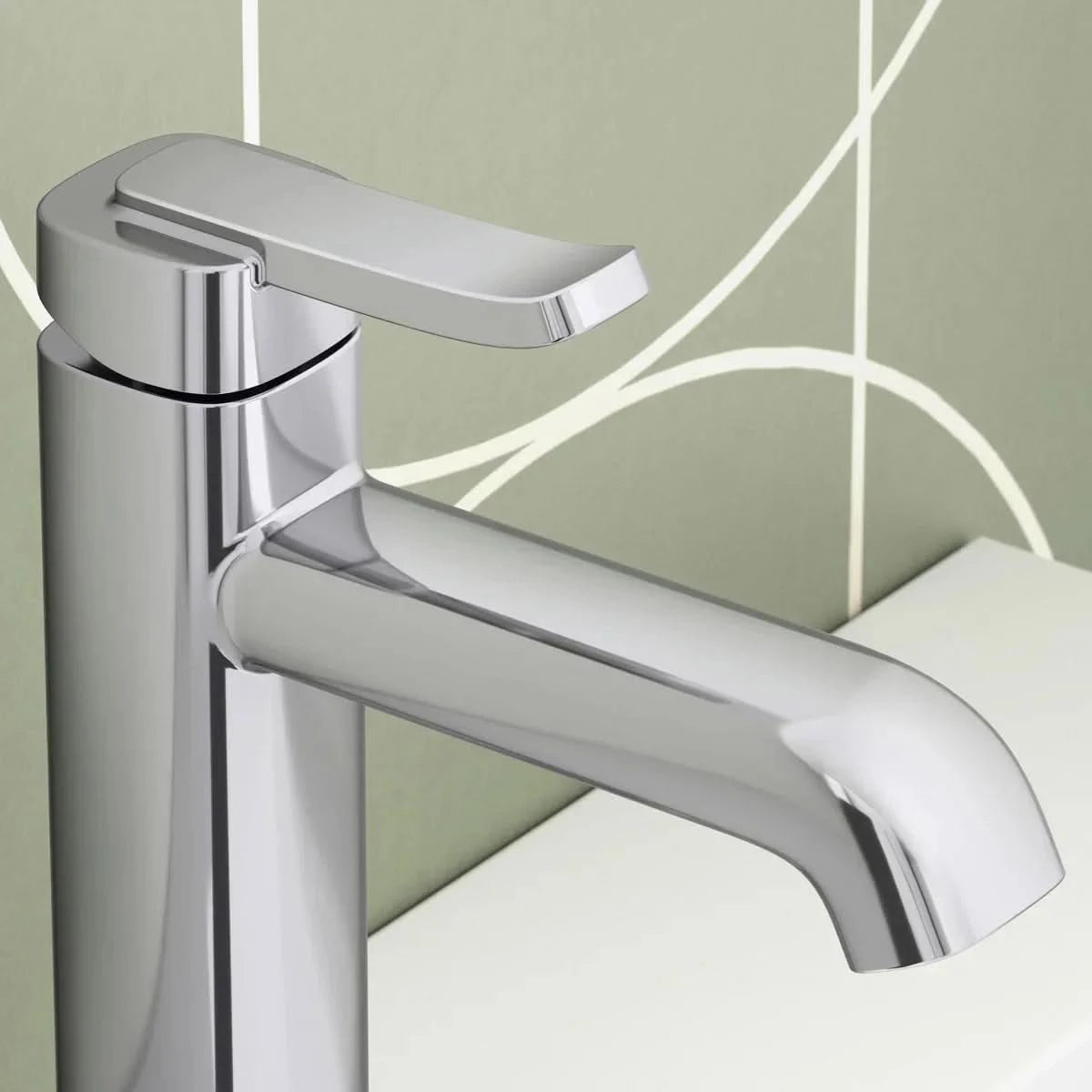 Cordate Single-handle Bathroom Faucet