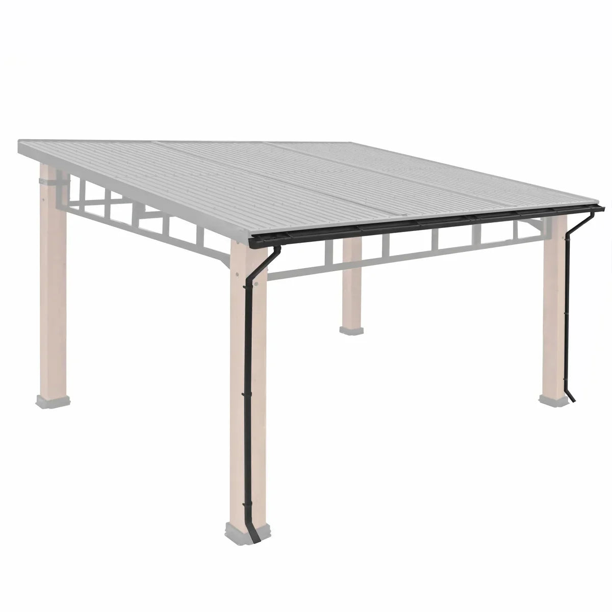 Rain Gutter Kit for 12 ft x 14 ft Contemporary Gazebo