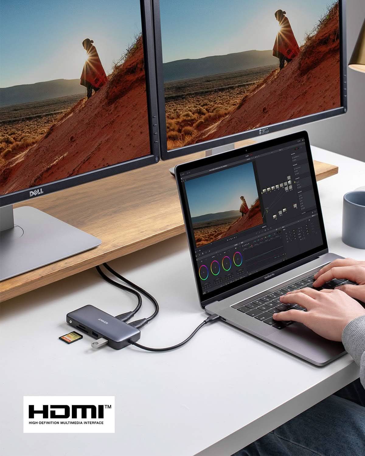 Anker 553 USB-C Hub, 8-in-1 USB C Dock