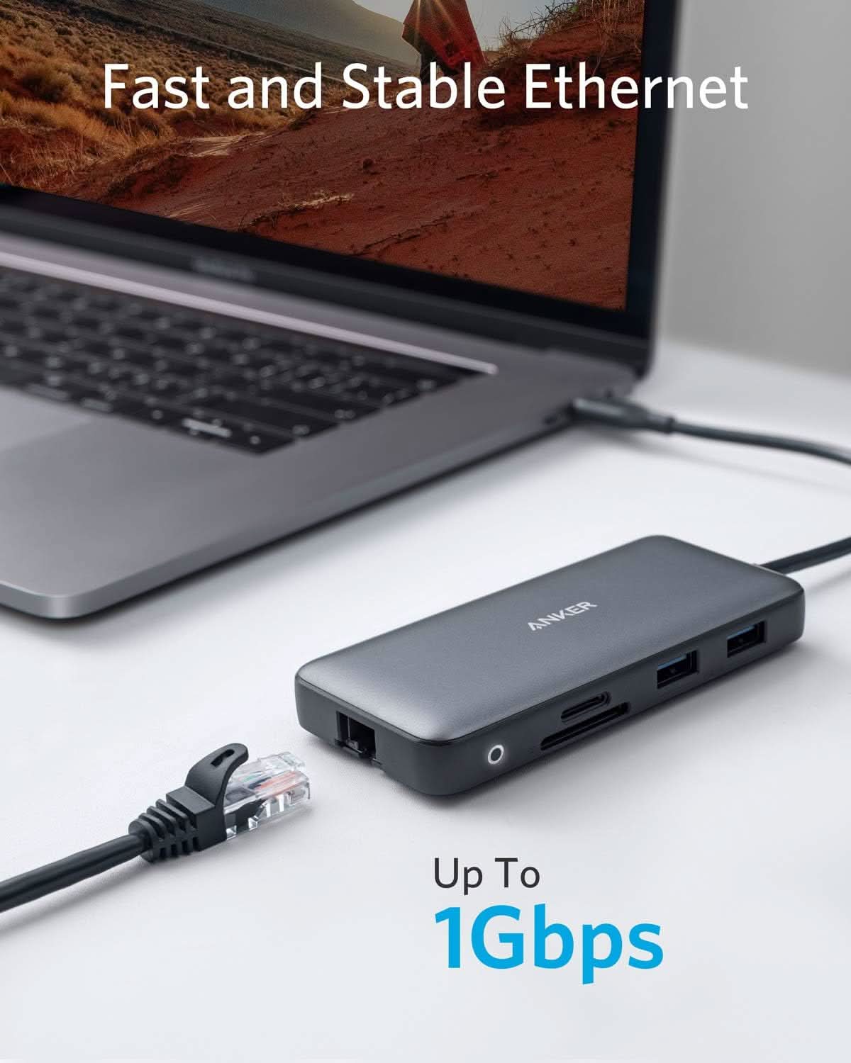 Anker 553 USB-C Hub, 8-in-1 USB C Dock