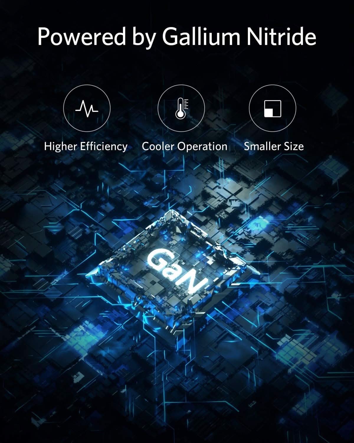 Anker 60W GaN Charger, PowerPort Atom III, iPhone 13/12 Compatible, White/Black