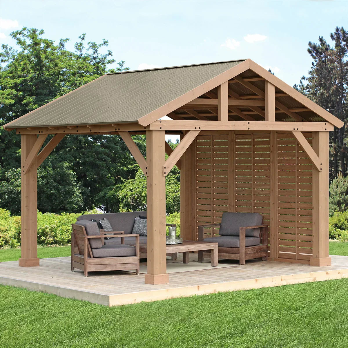 12' Pavilion Privacy Wall