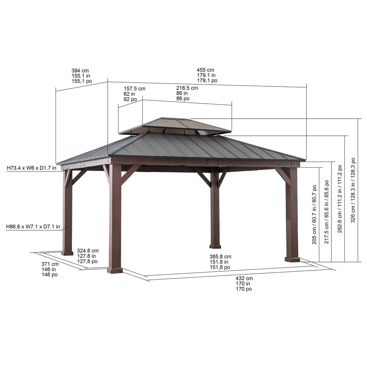 Sunjoy Fenwick Gazebo