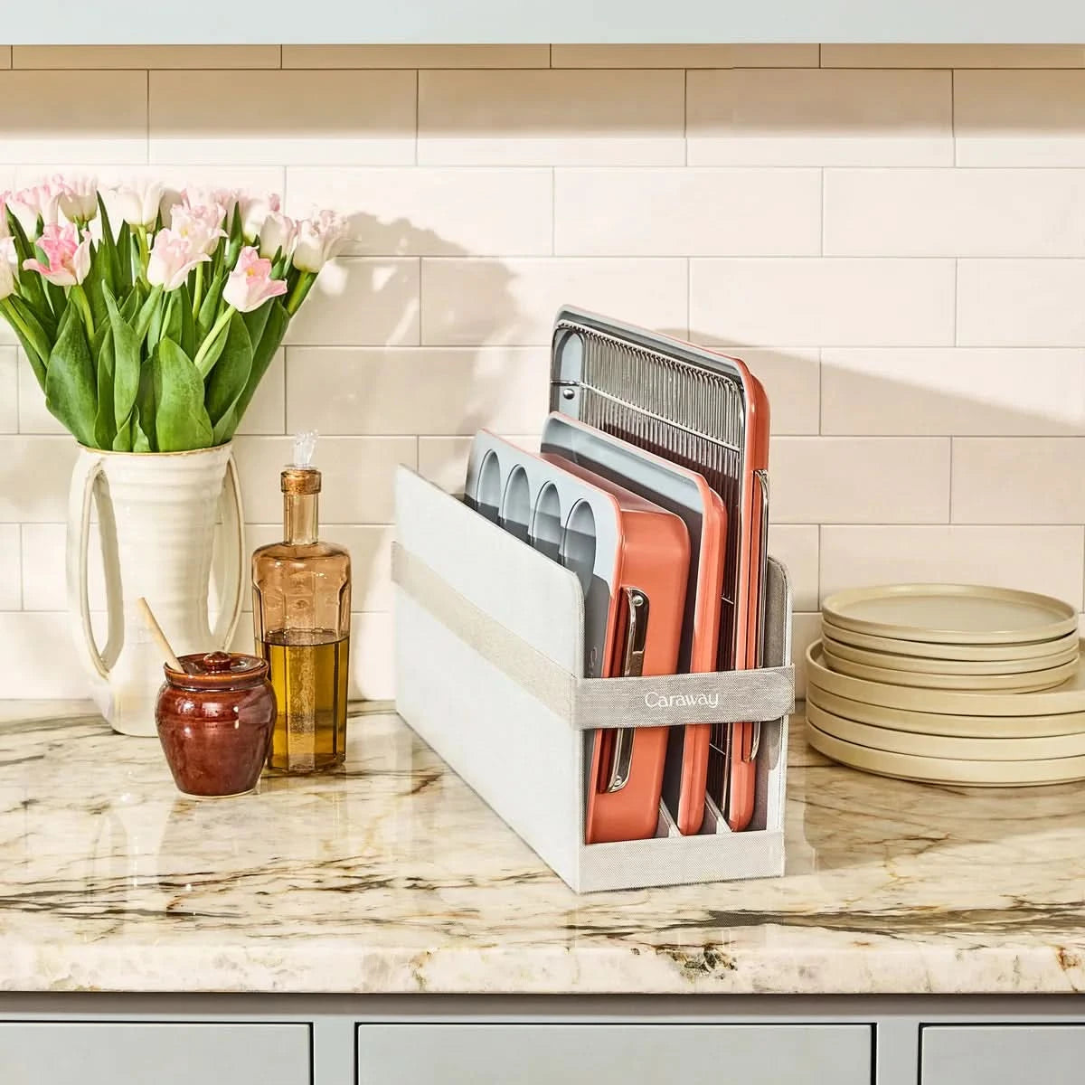 Caraway 4-Piece Ceramic Non-Stick Bakeware Set