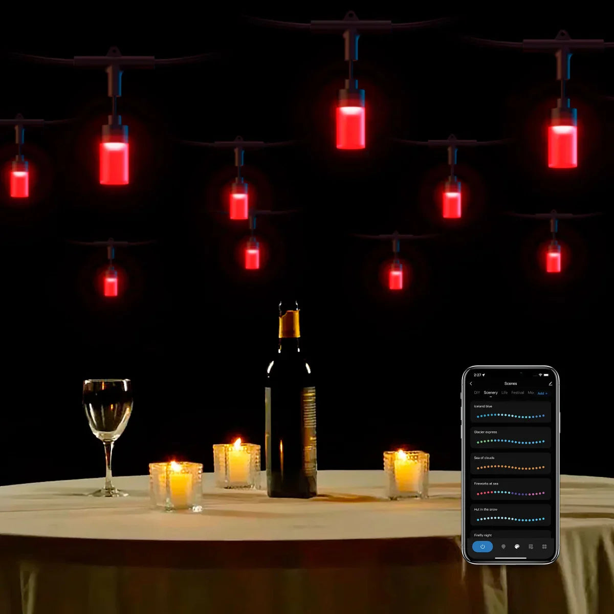 Atomi Smart Wi-Fi Color String Lights