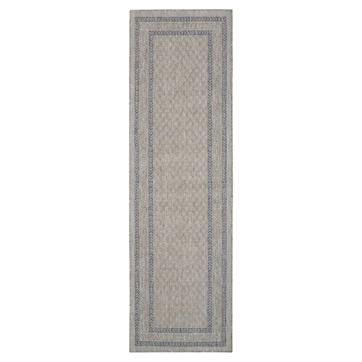 Nourison Garden Spring Indoor/Outdoor Rug Collection, Meadow Gray