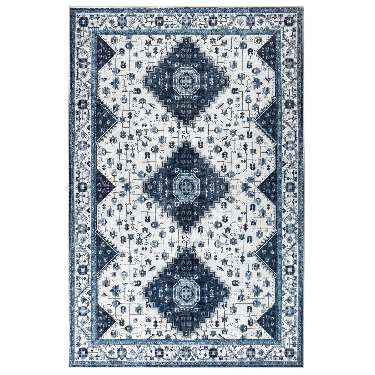 Wyatt & Ash Washable Indoor Area Rug, Cyrus 5'3” x 7'5”