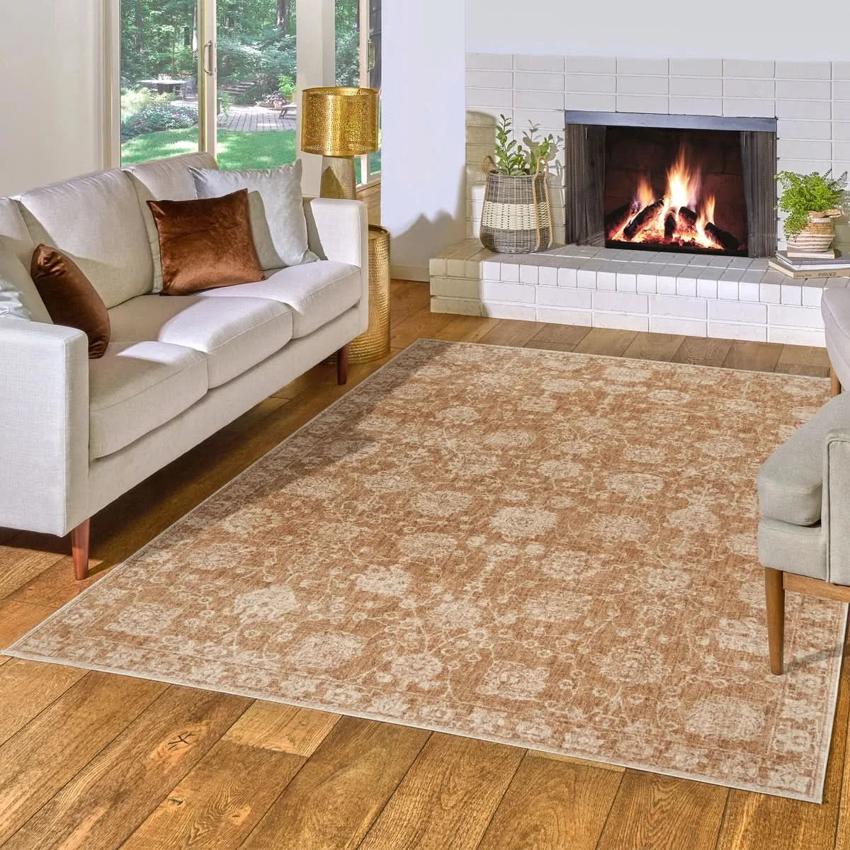 Gertmenian Avalon Rug Collection, Sabine Copper