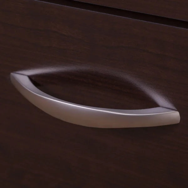 Bush Series Left Hand C Manager's Desk in Mocha Cherry Finish