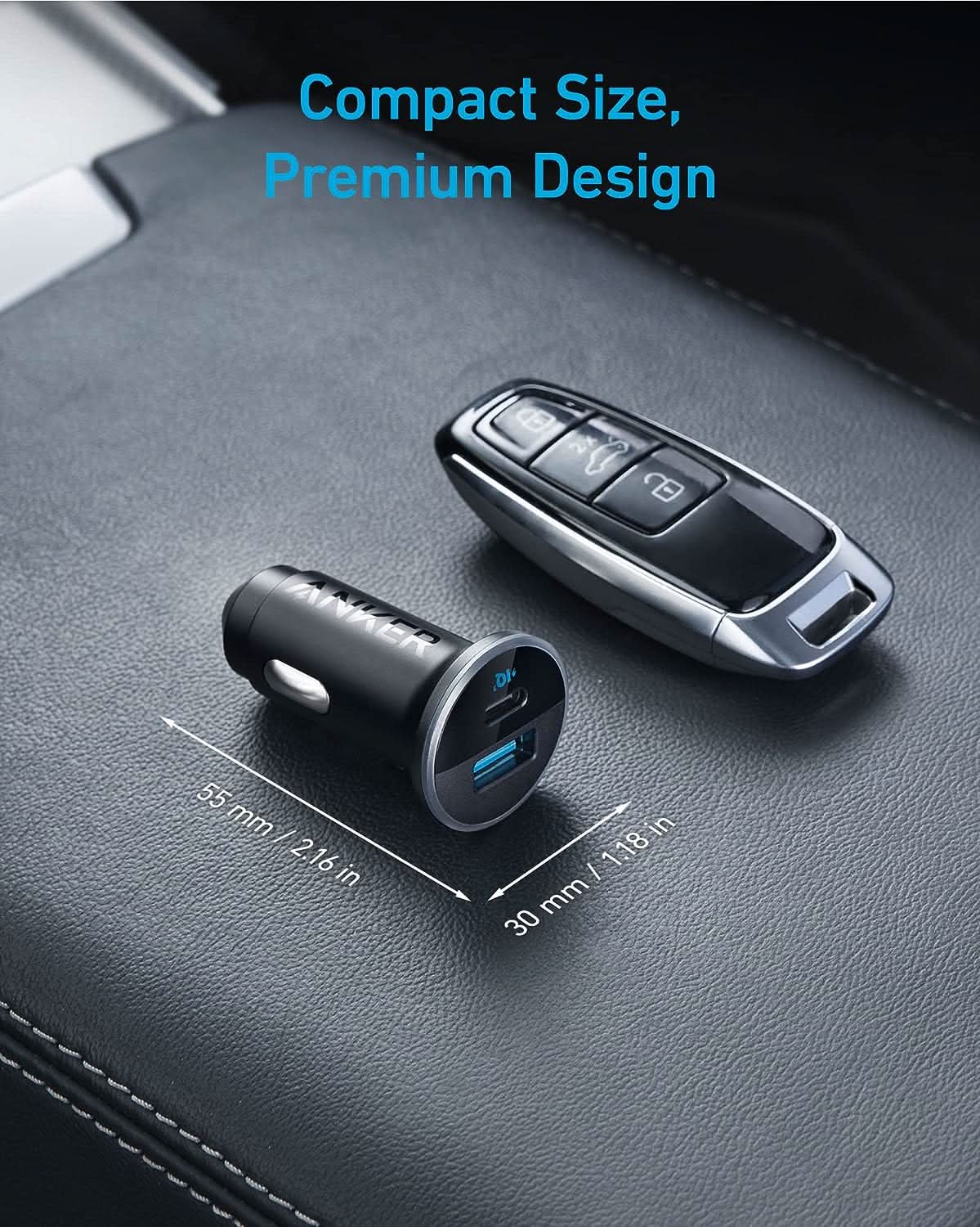 Anker  323 Lighter USB Car Charger（52.5W）