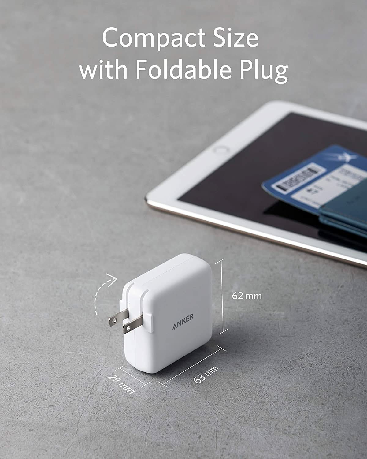 Anker USB-C Charger, PowerPort III Duo 40W, 2-Port PIQ 3.0