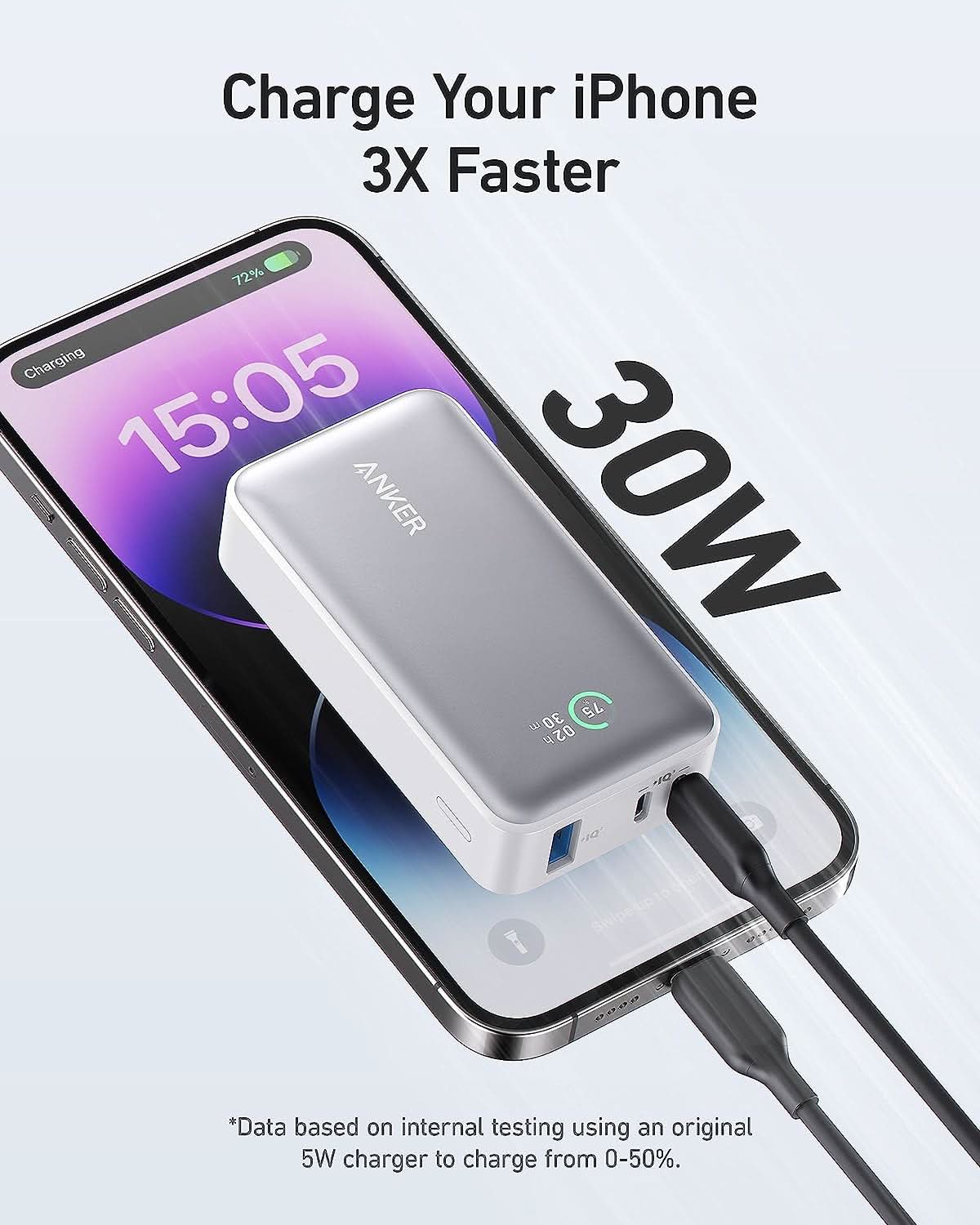 Anker 10,000mAh Power Bank(PowerCore 30W)