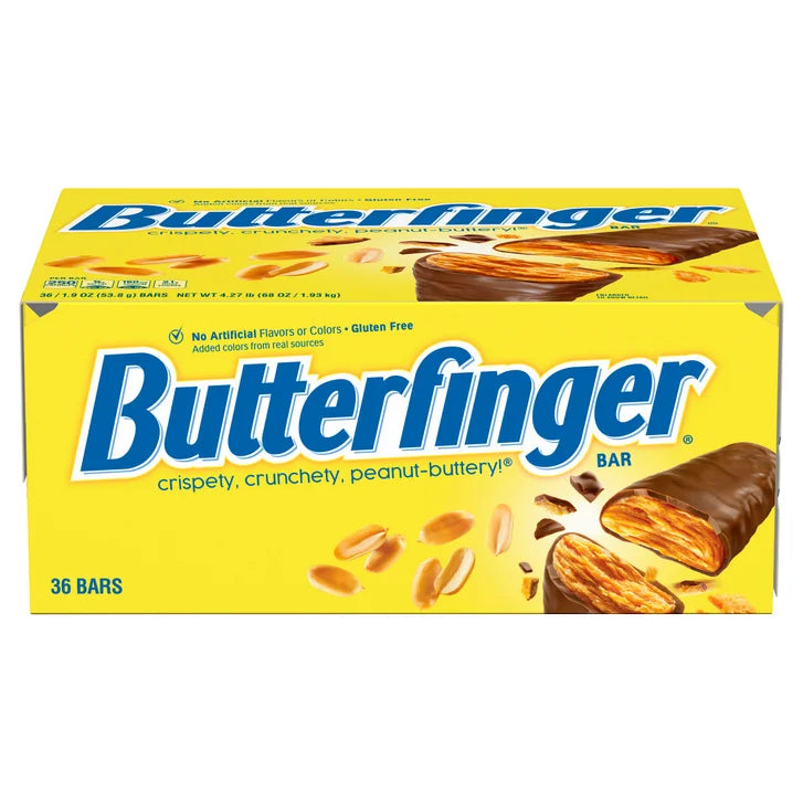 Butterfinger Candy Bar, 1.9 oz, 36-count