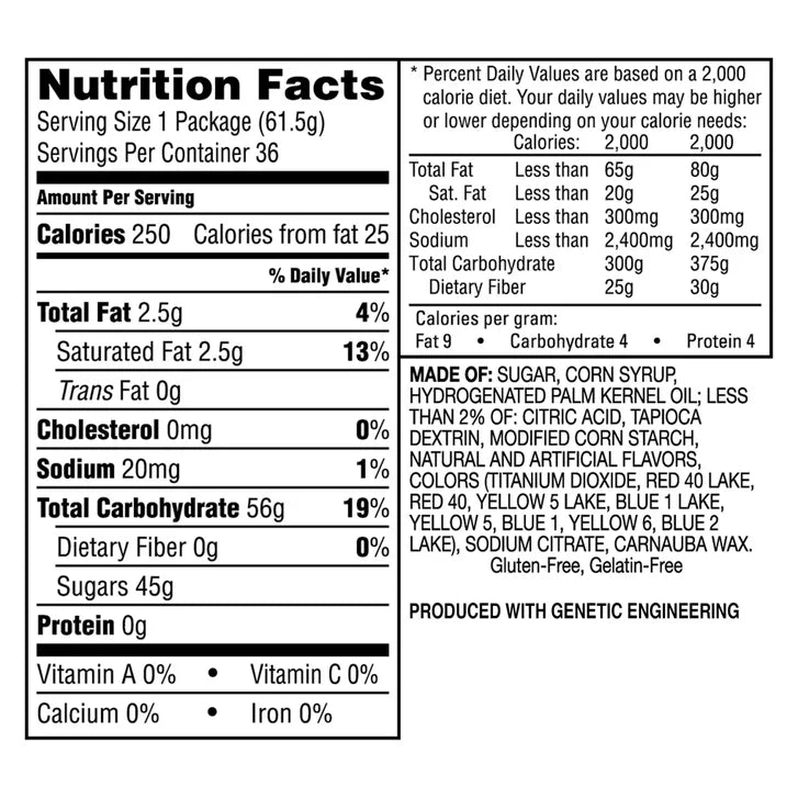 Skittles Bite Size Candy, Wild Berry,  2.17 oz, 36-count