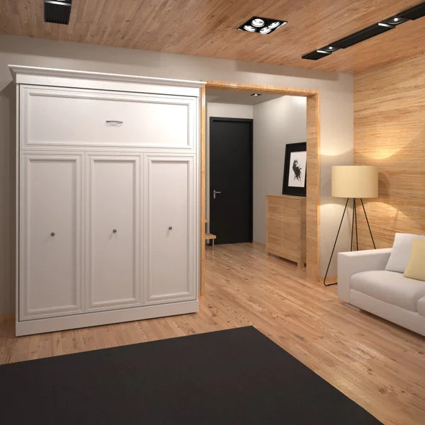 Bestar Audrea Queen Wall Bed in White