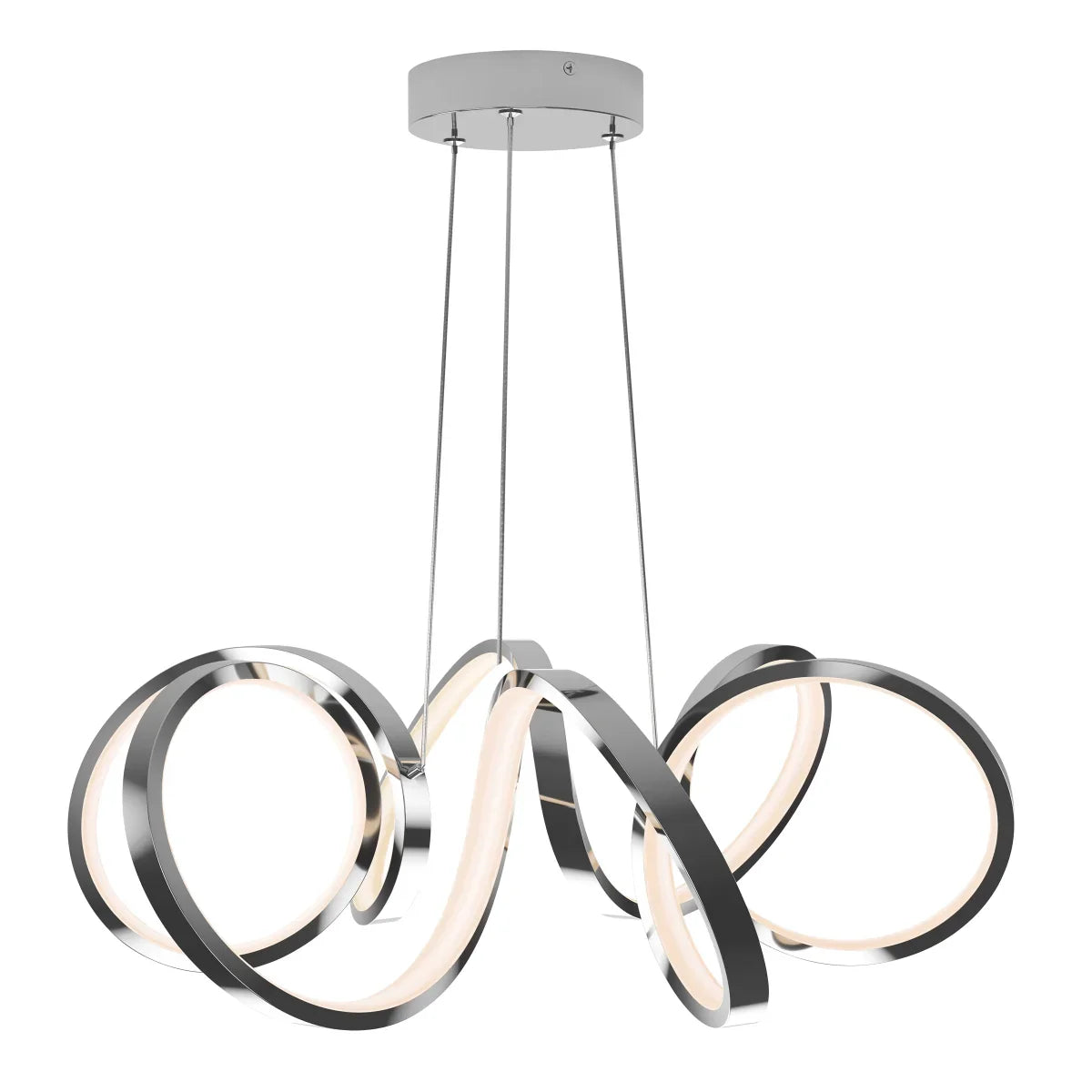 Artika Swirl Ribbon Integrated LED Pendant Light