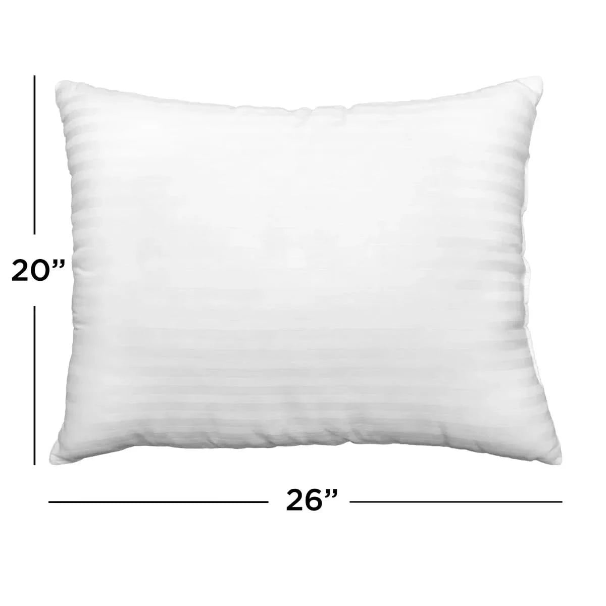 Roozt Home Gel-Fiber Pillow Inserts, 2-pack