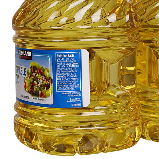 Kirkland Signature, Vegetable Oil, 3 qt, 2-Count