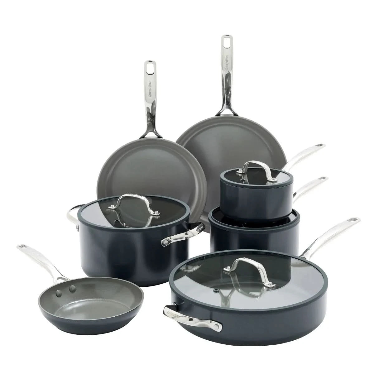 GreenPan Eras Ceramic Non-Stick 11-piece Cookware Set