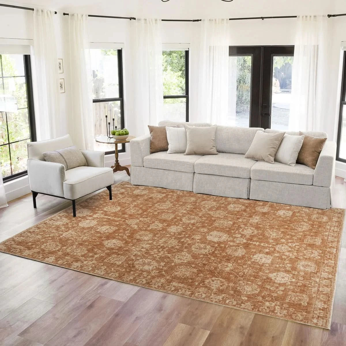 Gertmenian Avalon Rug Collection, Sabine Copper
