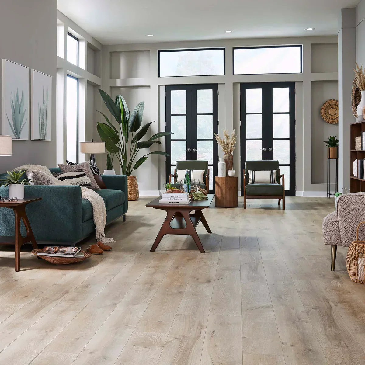 Mohawk Home 10MM Thick 7.5in X 47.2in 22 MIL e* Waterproof Hybrid Resilient Plank Flooring (17.18 sq ft/ctn)