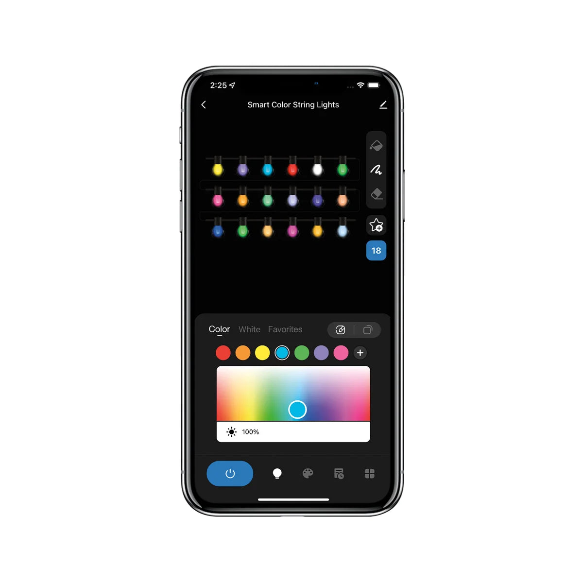 Atomi Smart Wi-Fi Color String Lights