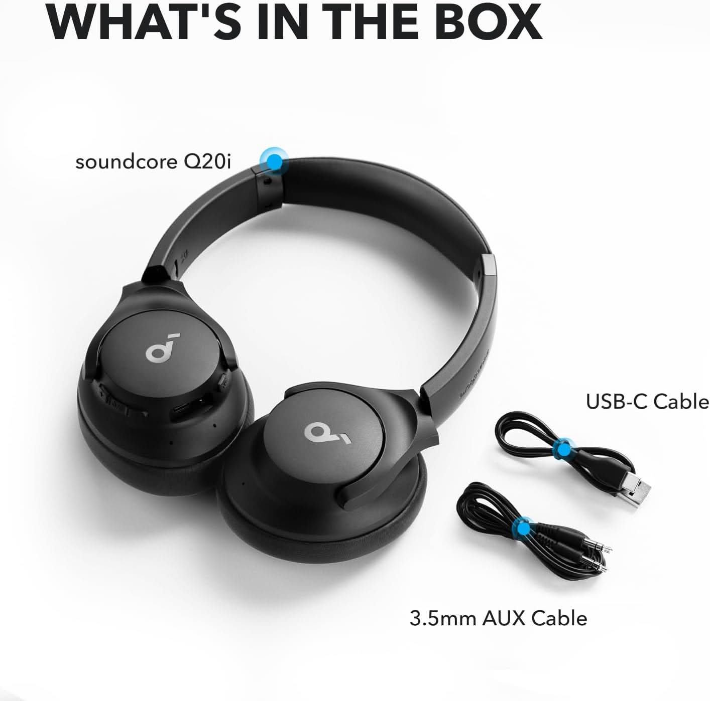soundcore Q20i Hybrid Active Noise Cancelling Headphones
