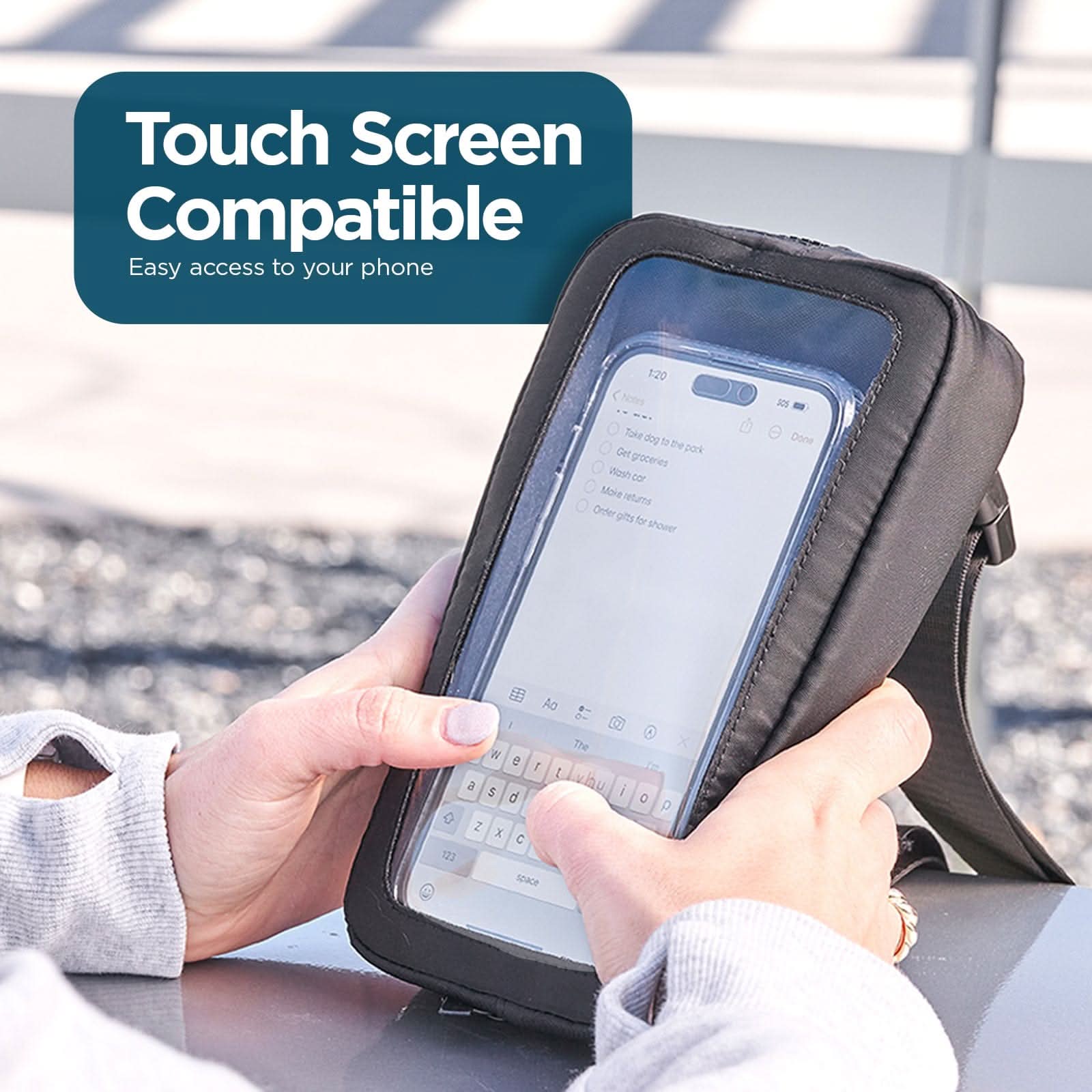 Phone Belt Bag (Black)