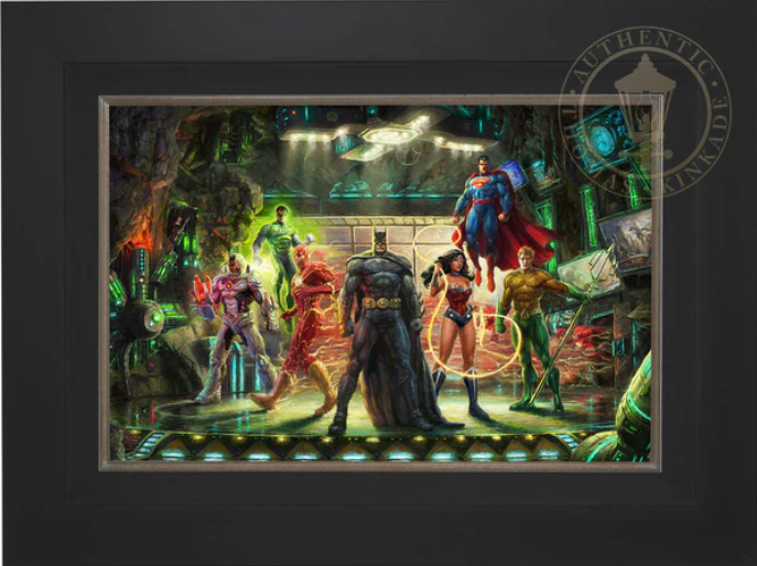 The Justice League™ - Limited Edition Canvas (SN - Standard Numbered) - 27.5" x 36.5"