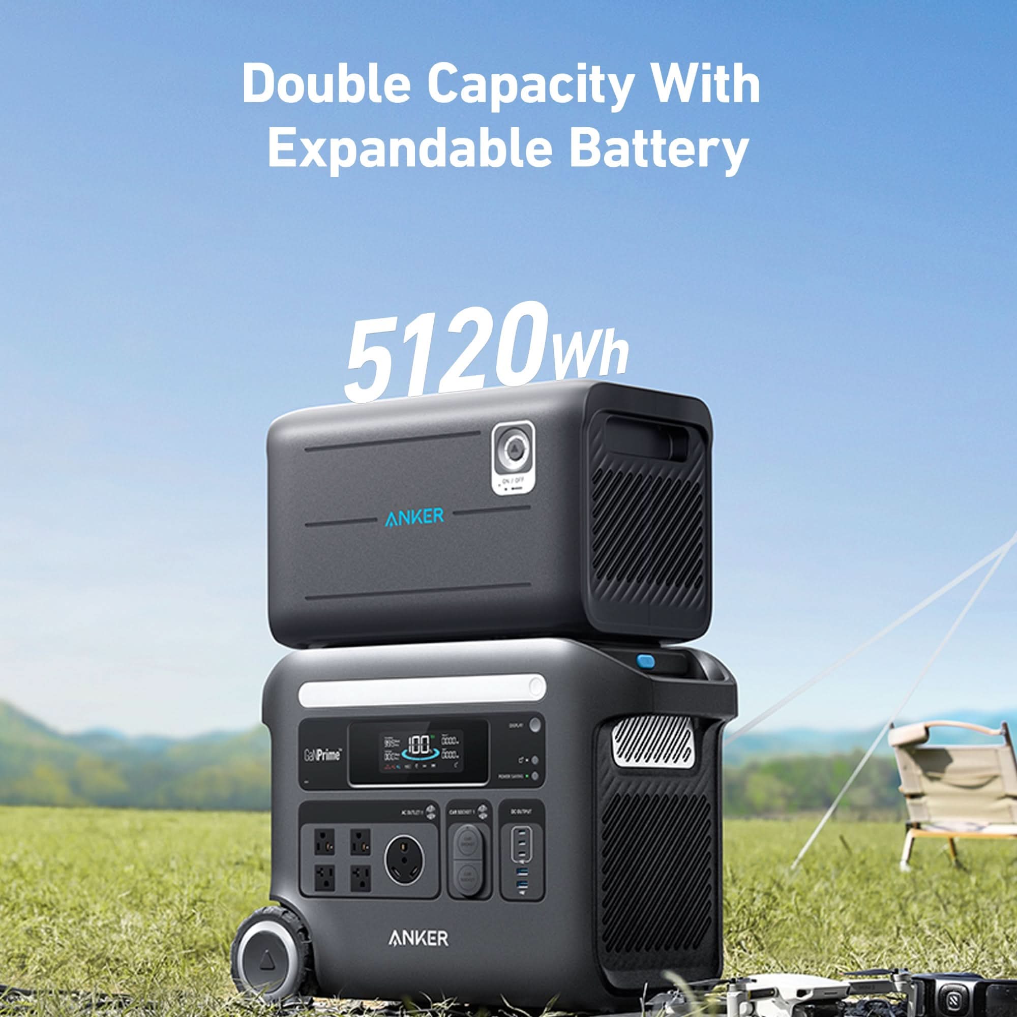 Anker SOLIX F2600 and BP2600 Power Kit