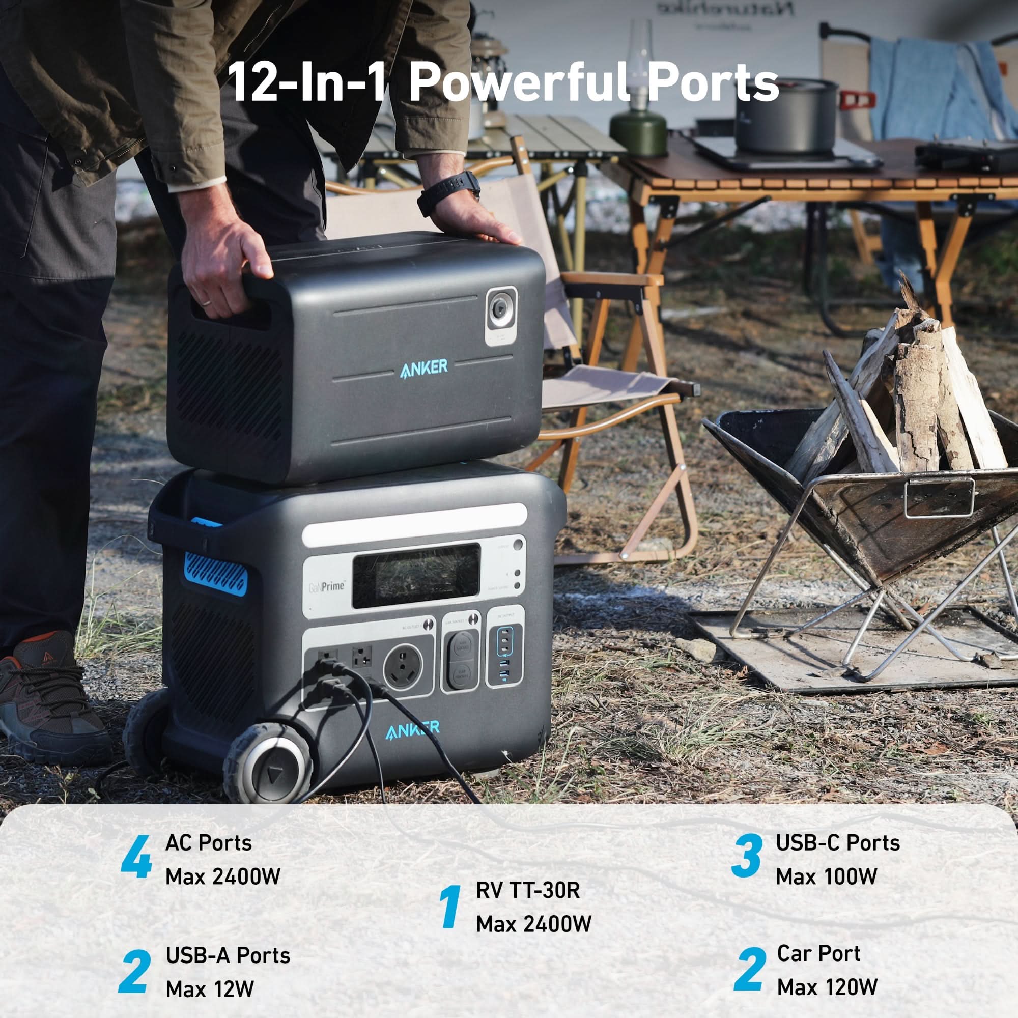 Anker SOLIX F2600 and BP2600 Power Kit