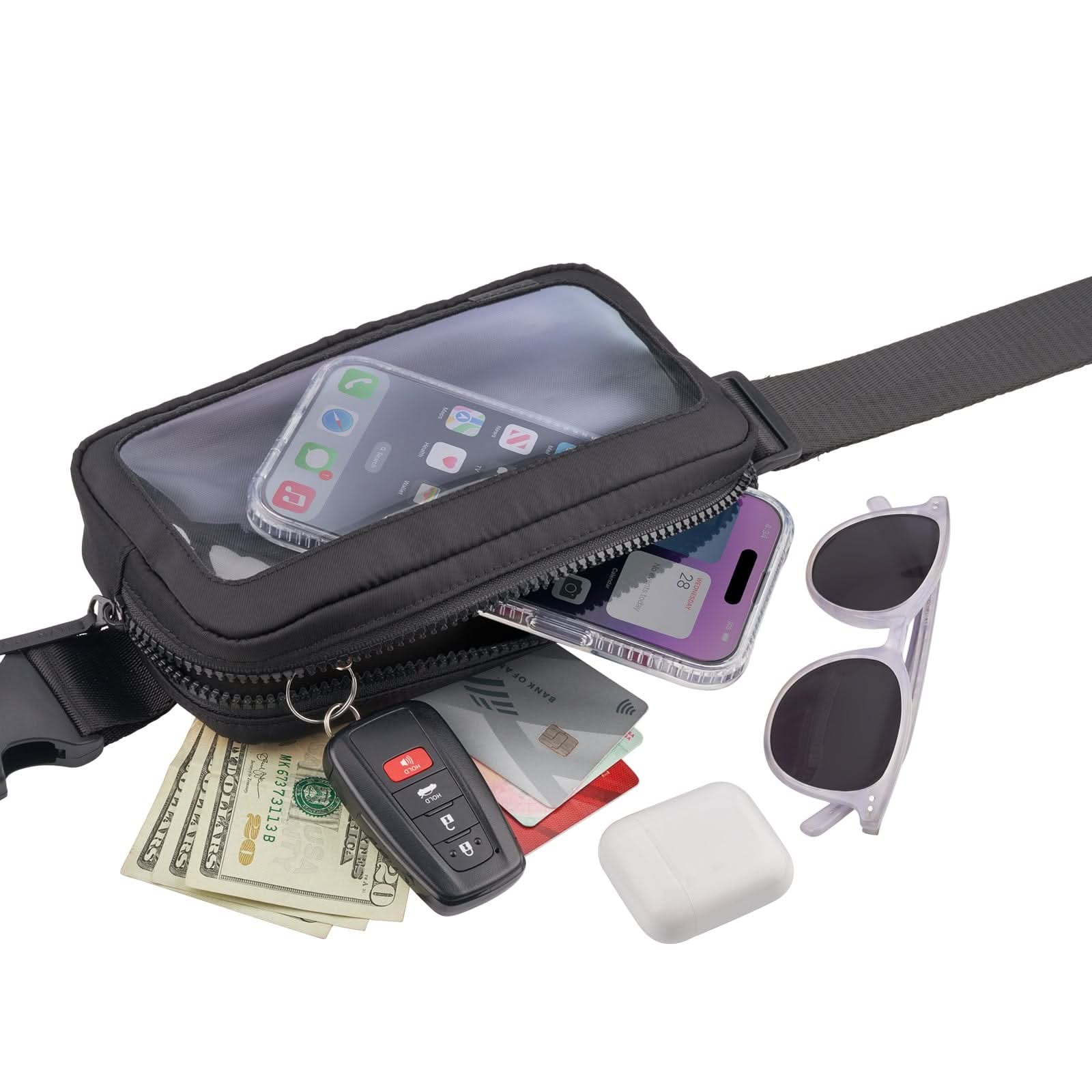 Phone Belt Bag (Black)